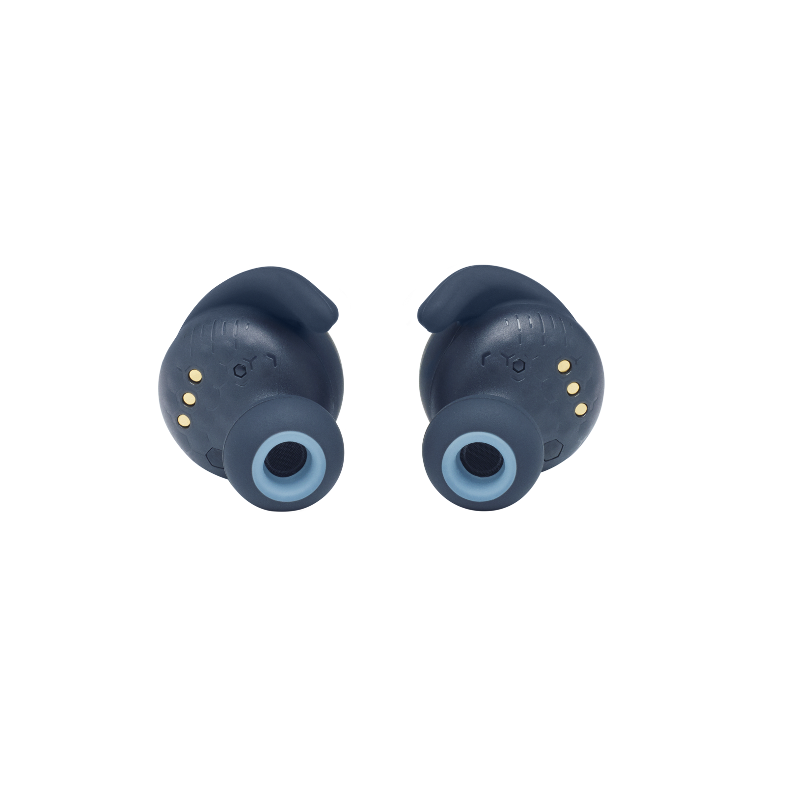 JBL Reflect Mini NC - Blue - Waterproof true wireless Noise Cancelling sport earbuds - Detailshot 2